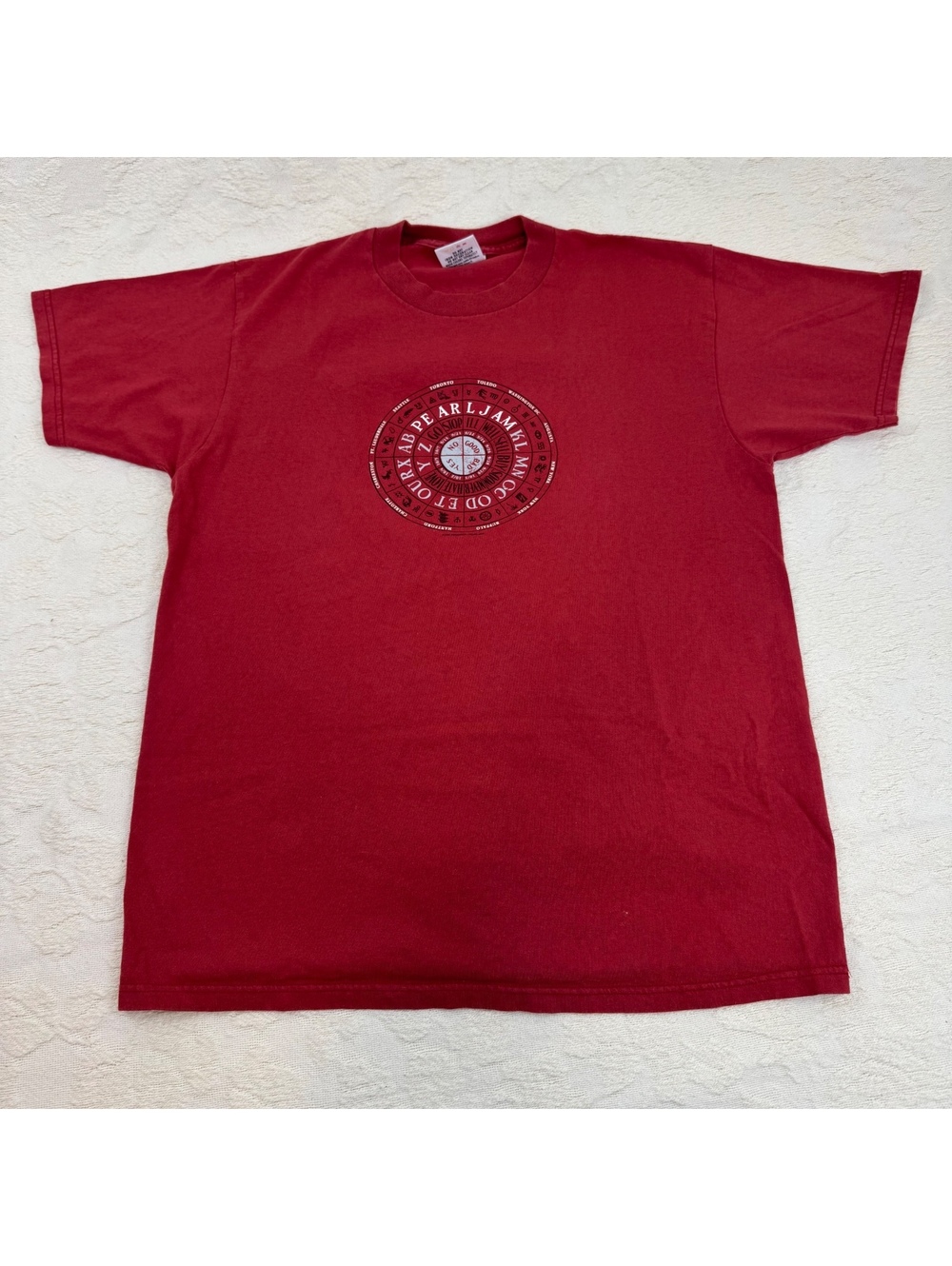 Vintage 1996 Pearl Jam No Code Tour T-Shirt Nice Man USA Large